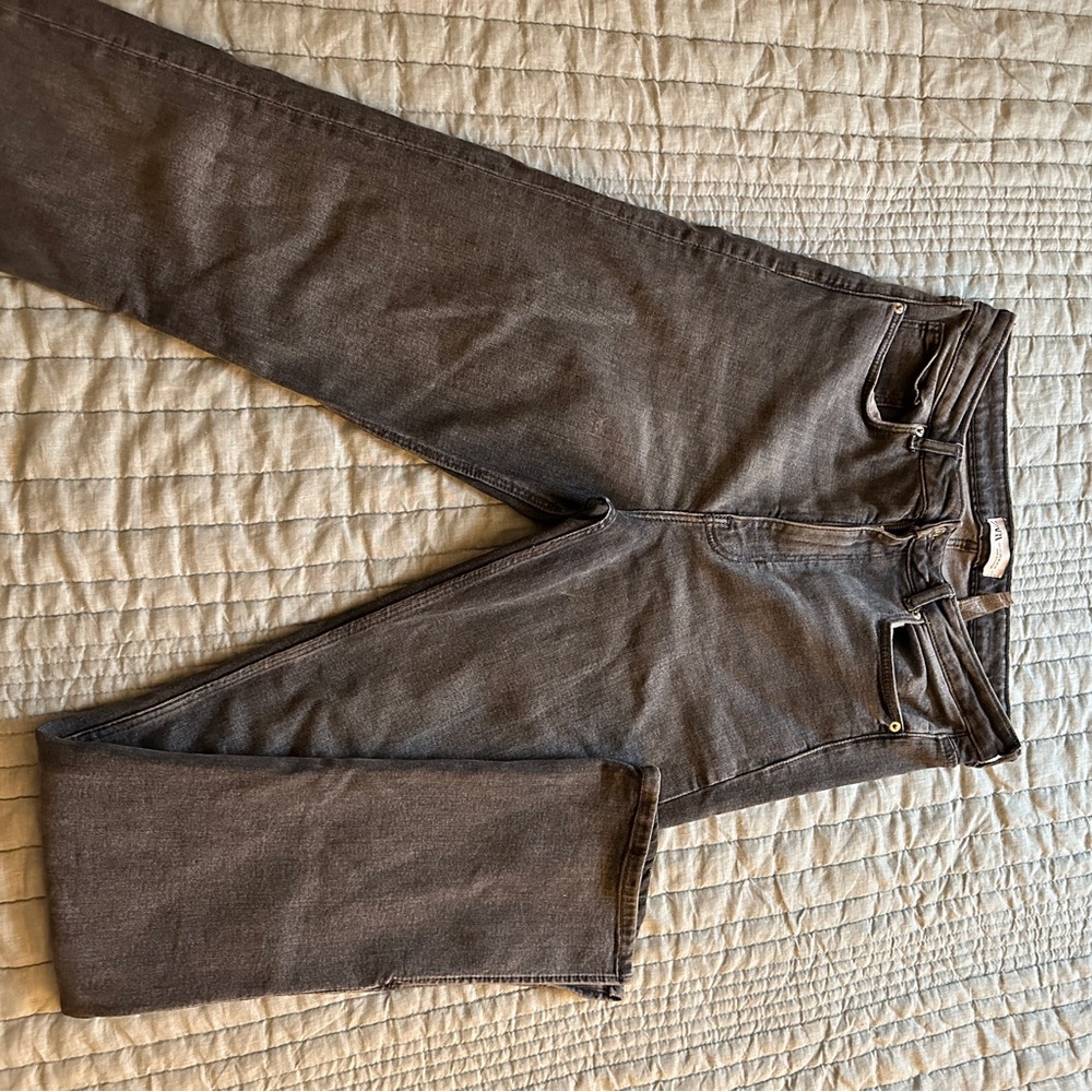 Zara Split Leg Extra Long Jeans